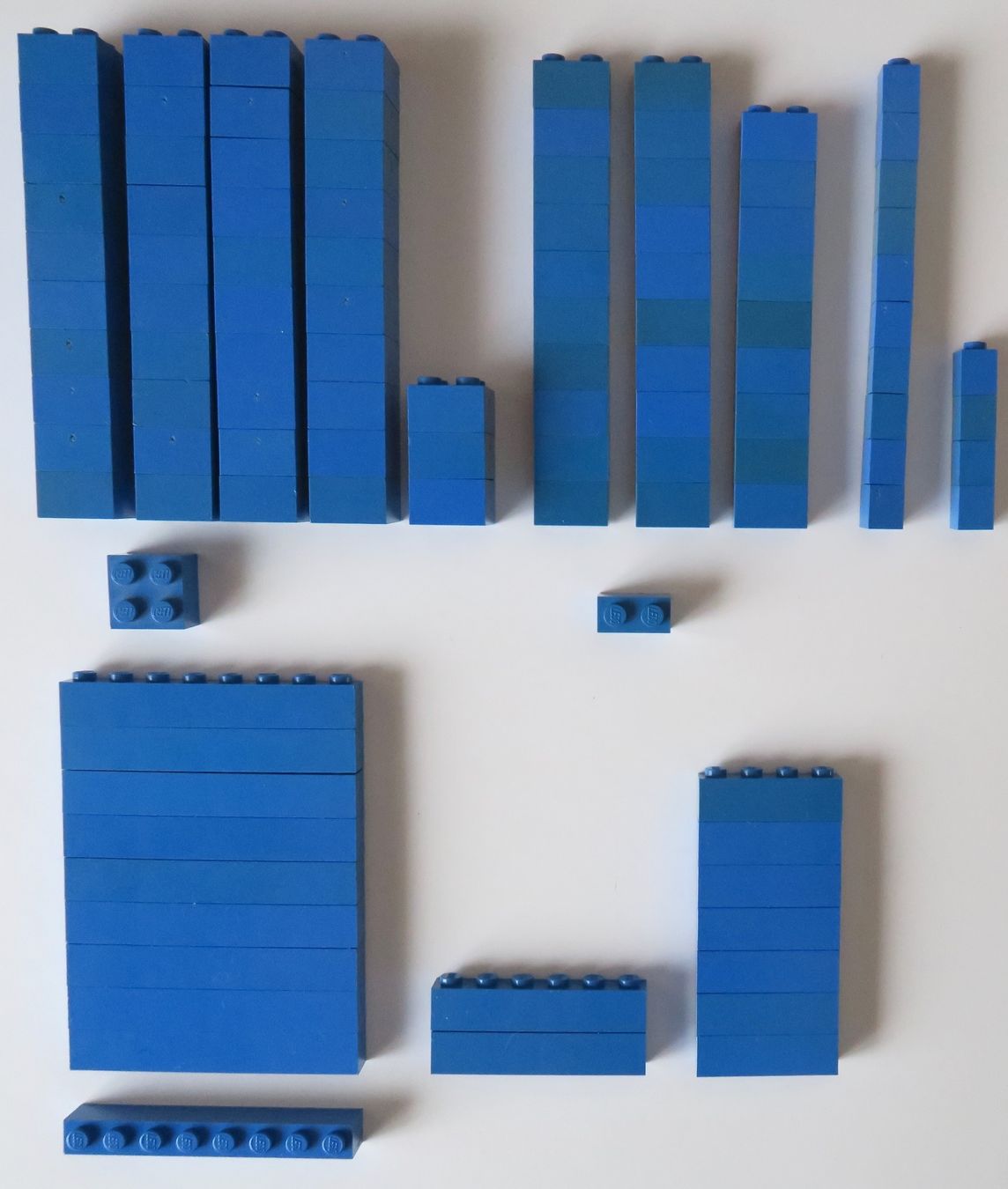 Lego Kit di costruzioni: Legosteine div. blau 107 Stk. – Usato da Seuzach venduto da Knucklehead1200