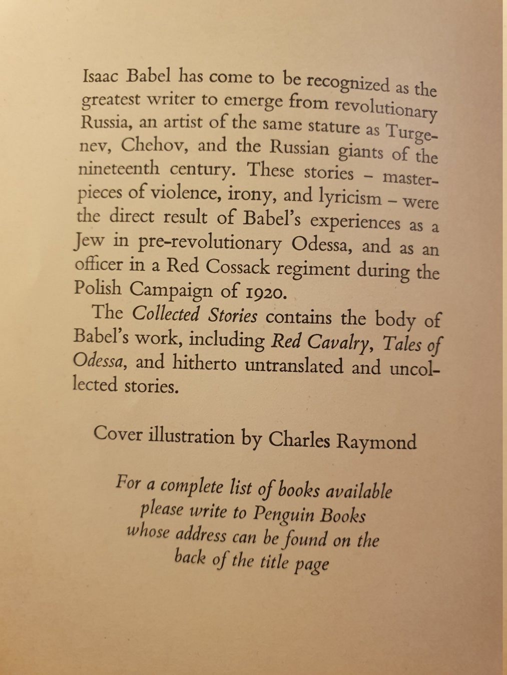 Libri: Collected Stories - Isaac Babel – Usato da Zürich venduto da loosebone 1