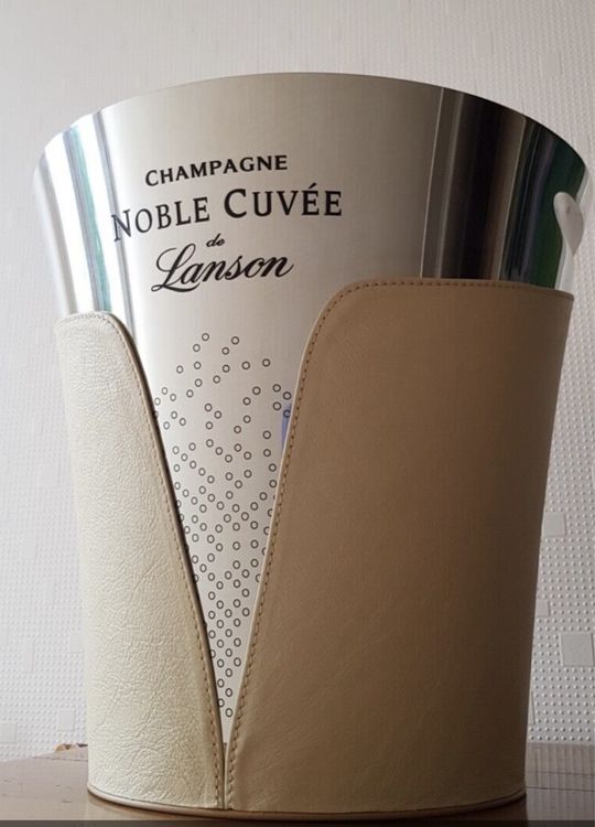 Seau à Champagne Lanson Noble Cuvée En étain Massif - Argenté - Neuf