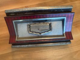 Oldtimer Lincoln Mercury Tankdeckelklappe Heckstossstange