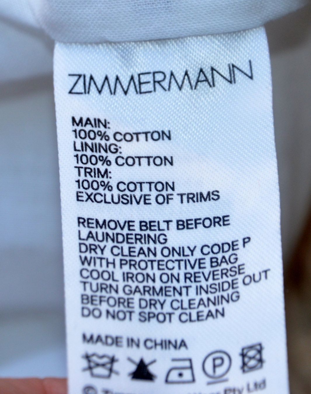 Zimmermann Vestiti: Zimmermann Kleid / robe S – Usato da Collonges venduto da arashee 7