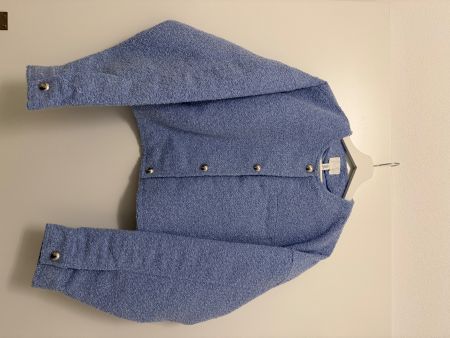 Wunderschöne, blaue Strickjacke, Grösse L, neuwertig!