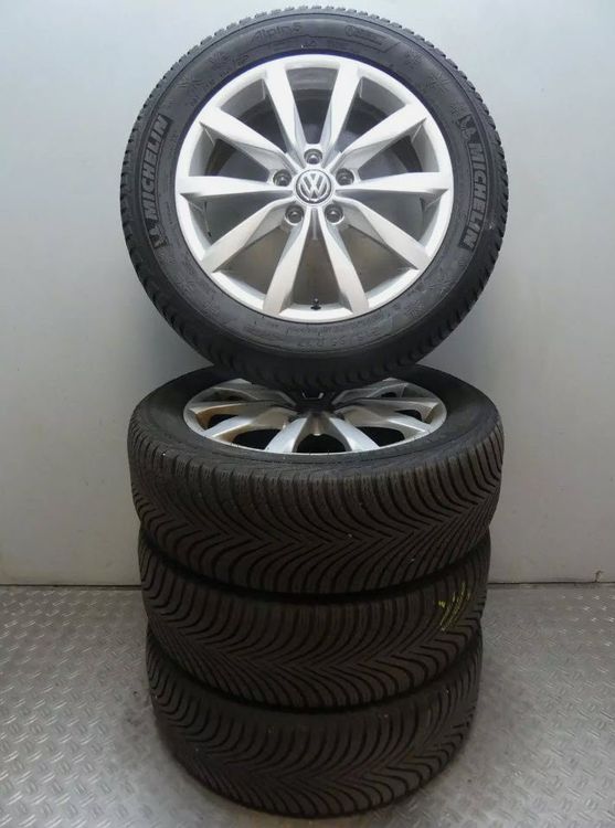 VW T-ROC Dijon R Line 17 Zoll Winterreifen 215/55R17 6mm (Gebraucht) in ...