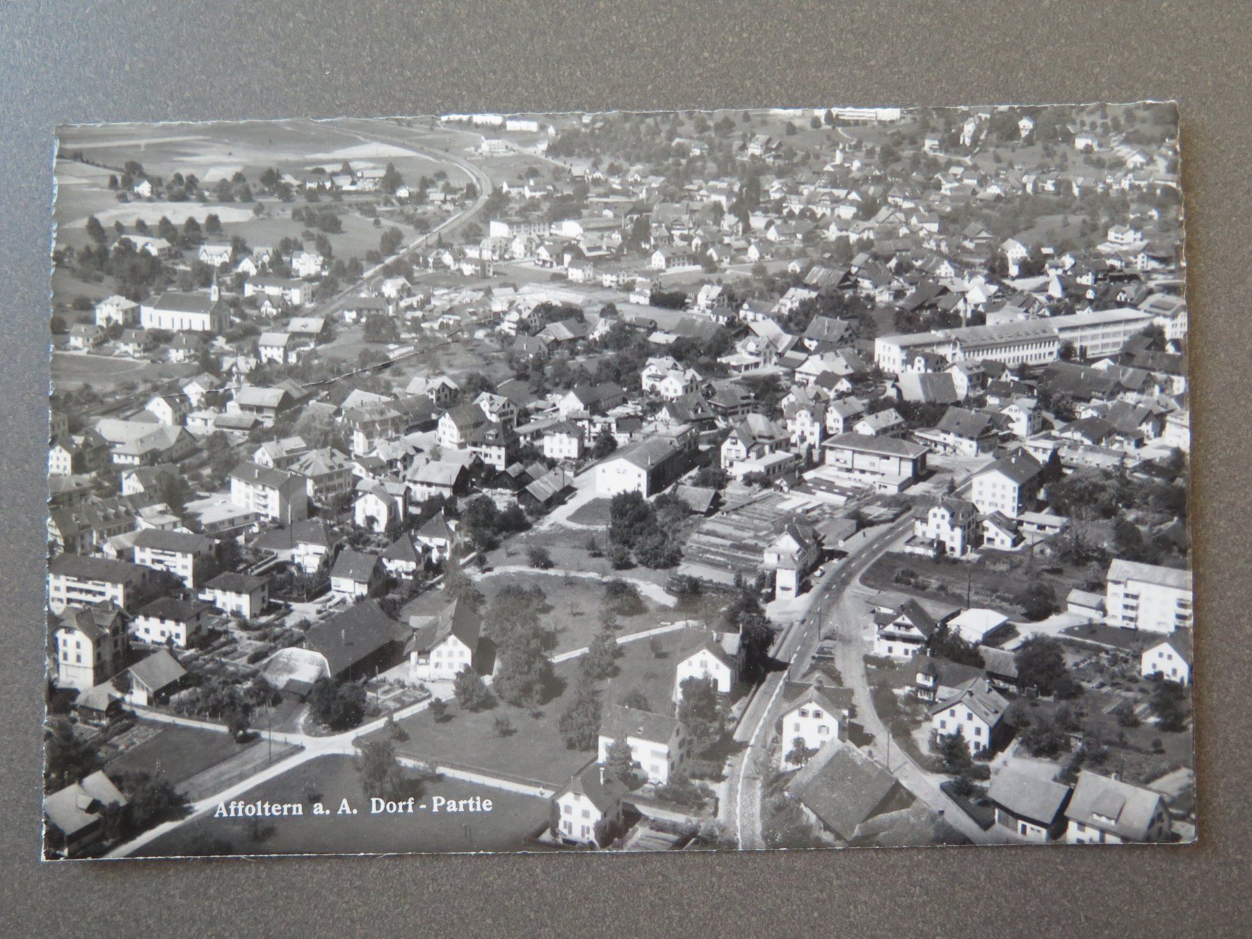 Cartoline postali: AFFOLTERN A. A. - DORF-PARTIE – Usato da Wittenbach venduto da lipasal