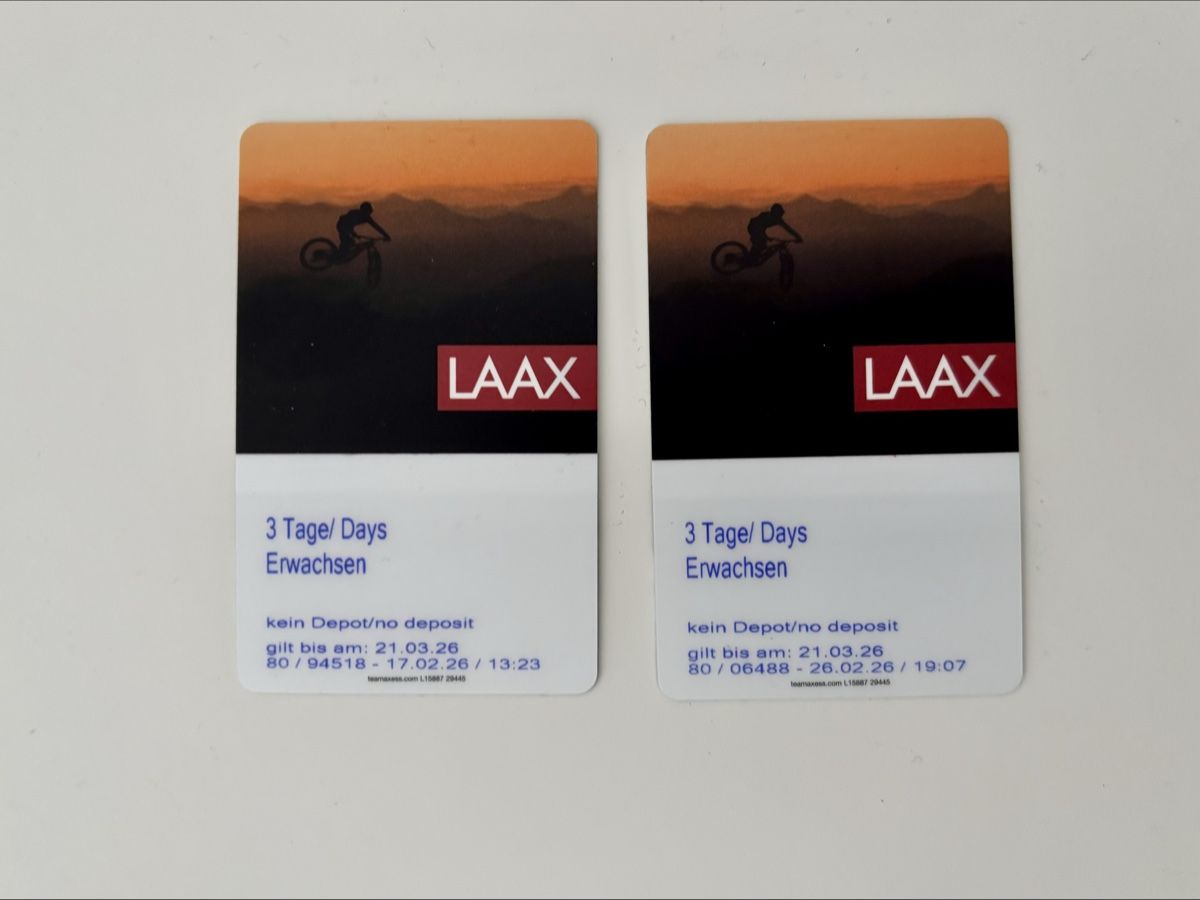 Cartoline: 2x Laax card – Usato da Richterswil venduto da JIG13