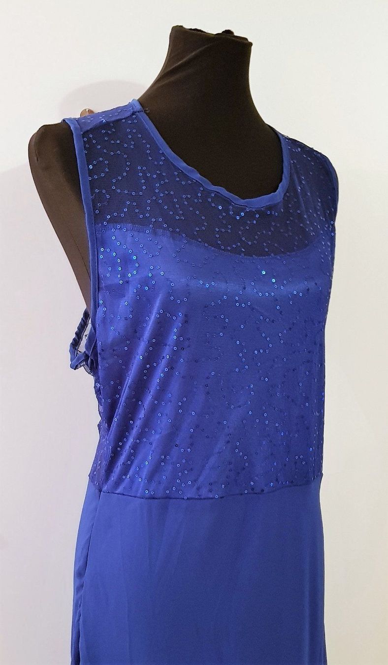 Vestiti: Abendkleid Blau Gr. XL Rückenfrei – Nuovo e nell'imballaggio originale da Turbenthal venduto da sch_s72n 2
