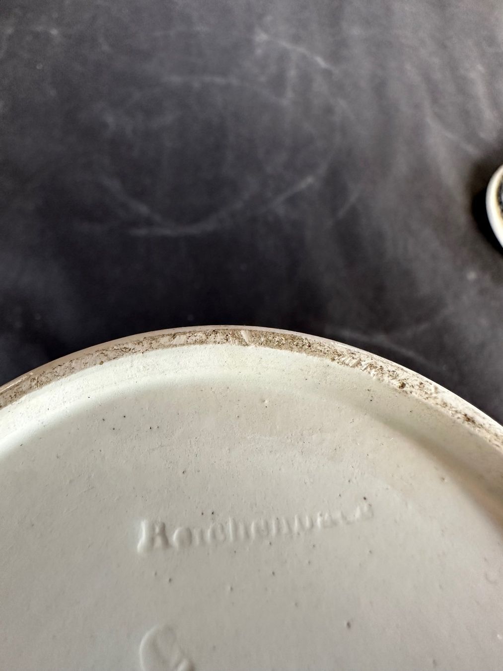Set di piatti: Creamware  Krug mit Deckel  c1890 – Usato da Saas im Prättigau venduto da norman02 3