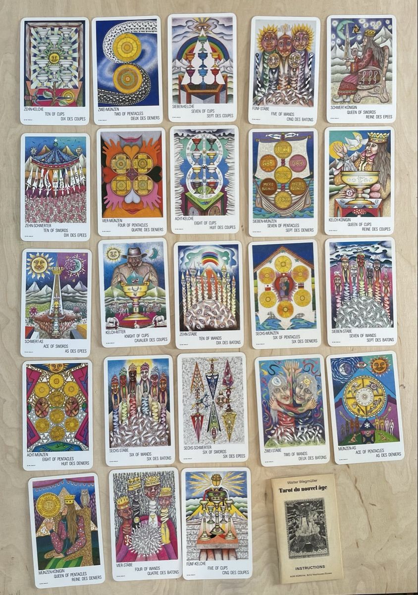 Giochi: Walter Wegmüller Neuzeit Tarot – Usato da Bern venduto da gwe_6rck 6