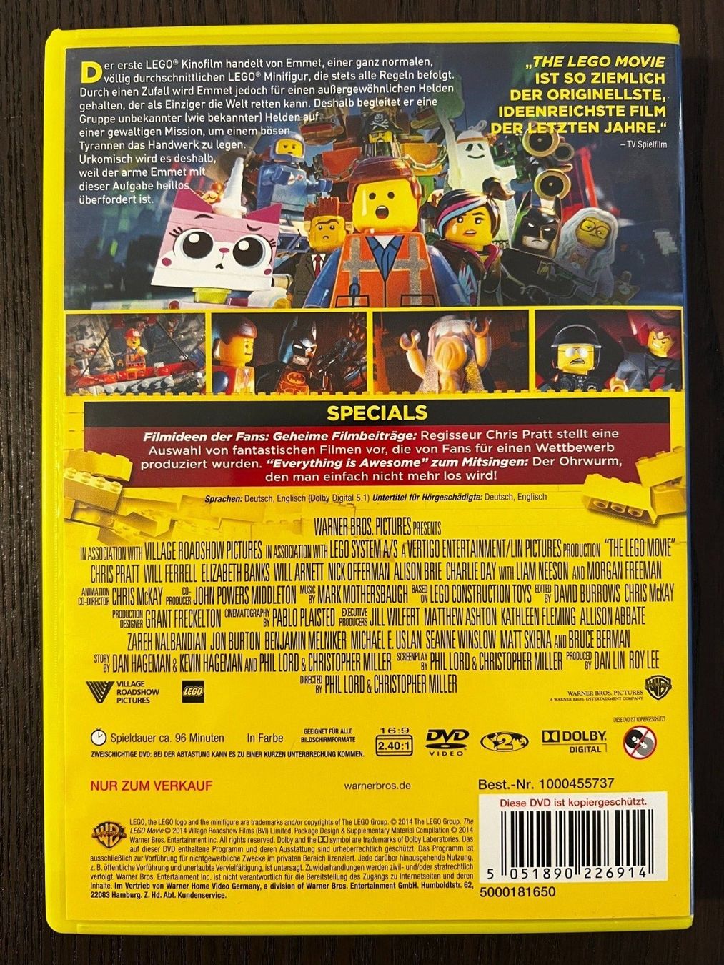 Alle DVDs: The Lego Movie – Gebraucht aus Zürich von FilmFreunde 1