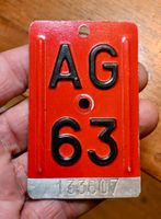 Velonummer AG 63 von 1963 - Aargau 133607