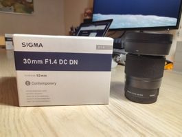 Sigma 30mm F1.4 DC DN Objektiv für Sony-E APS-C Cameras