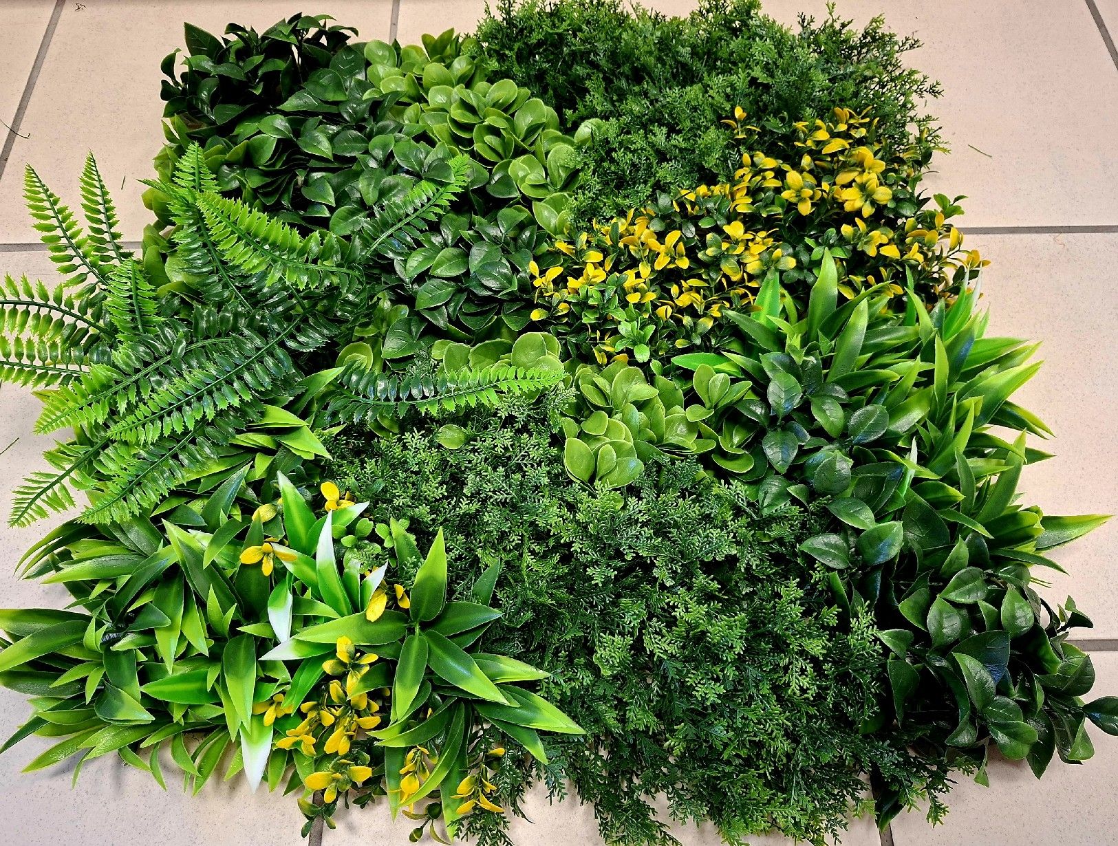 Tutte le decorazioni: 10 Stk dekorative Gras Fliese "ARTIFICIAL GRAS" 50 -50 cm – Nuovo e nell'imballaggio originale da Rovio venduto da POSITIFFARTandPLANTS 3