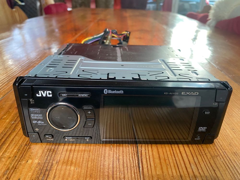 JVC KD-AVX33 Autoradio mit Bluetooth und DVD-Player (Gebraucht) in ...