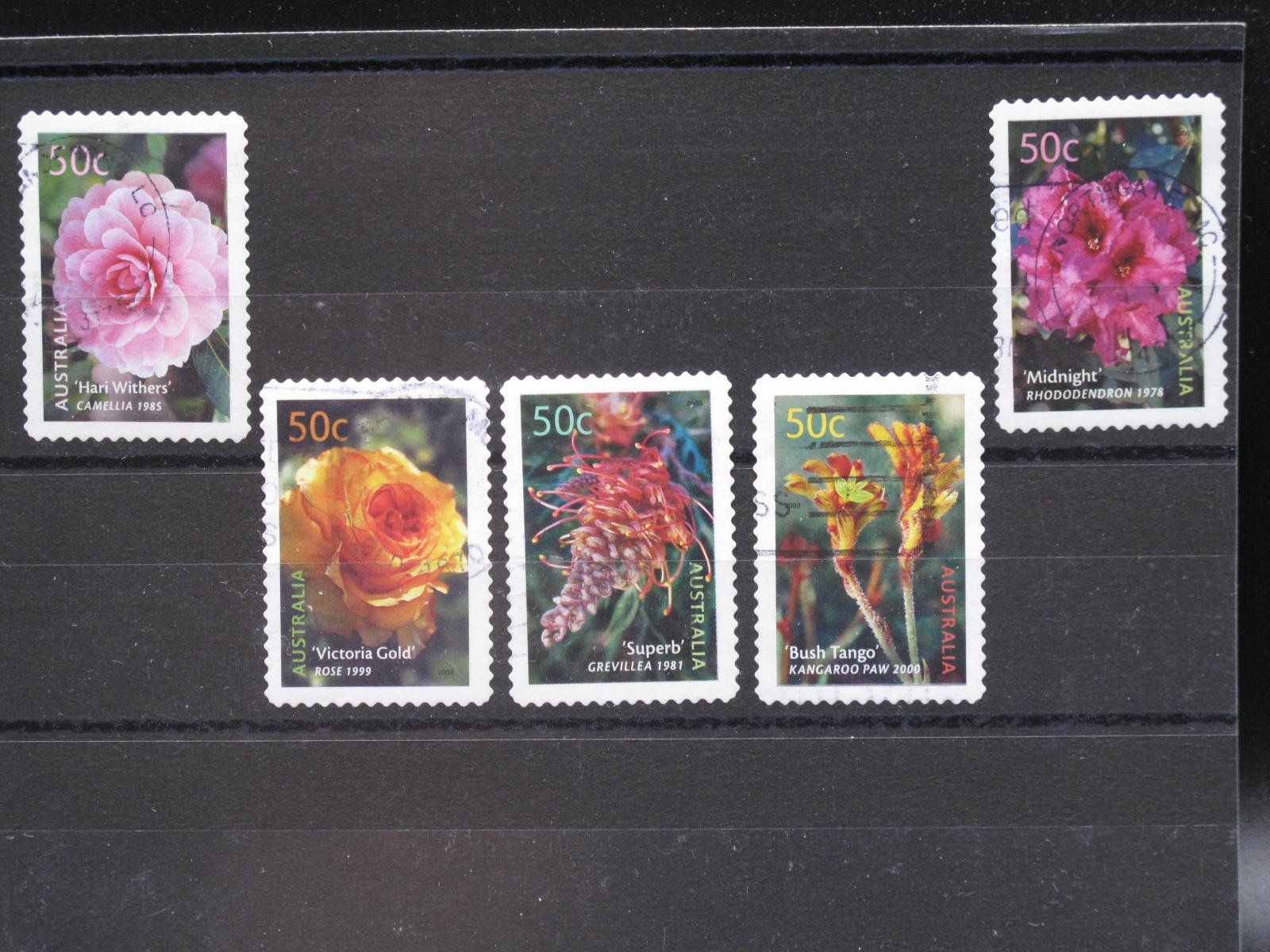 Alle Briefmarken: Australia 2003  Blumen gest – Gebraucht aus Wil SG von fva01