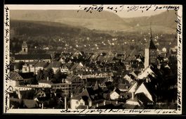 AK Aarau, Teilansicht, 1936