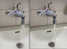 Mischdüse Dual 2 in 1 Kreis-schwenkbar für Wasserhahn