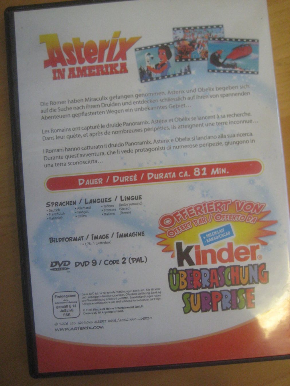 Tutti i DVDs: DVD  ASTERIX   IN AMERIKA – Usato da Uster venduto da flocke1 1