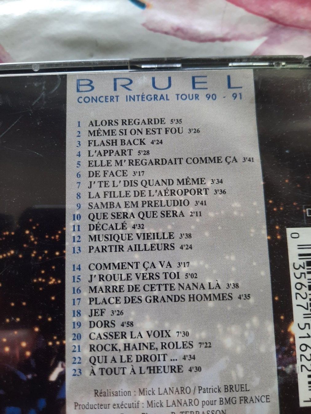 CD: CD Patrick Bruel - Live - Si ce soir 91 – Usato da Pully venduto da bro_n52j 2