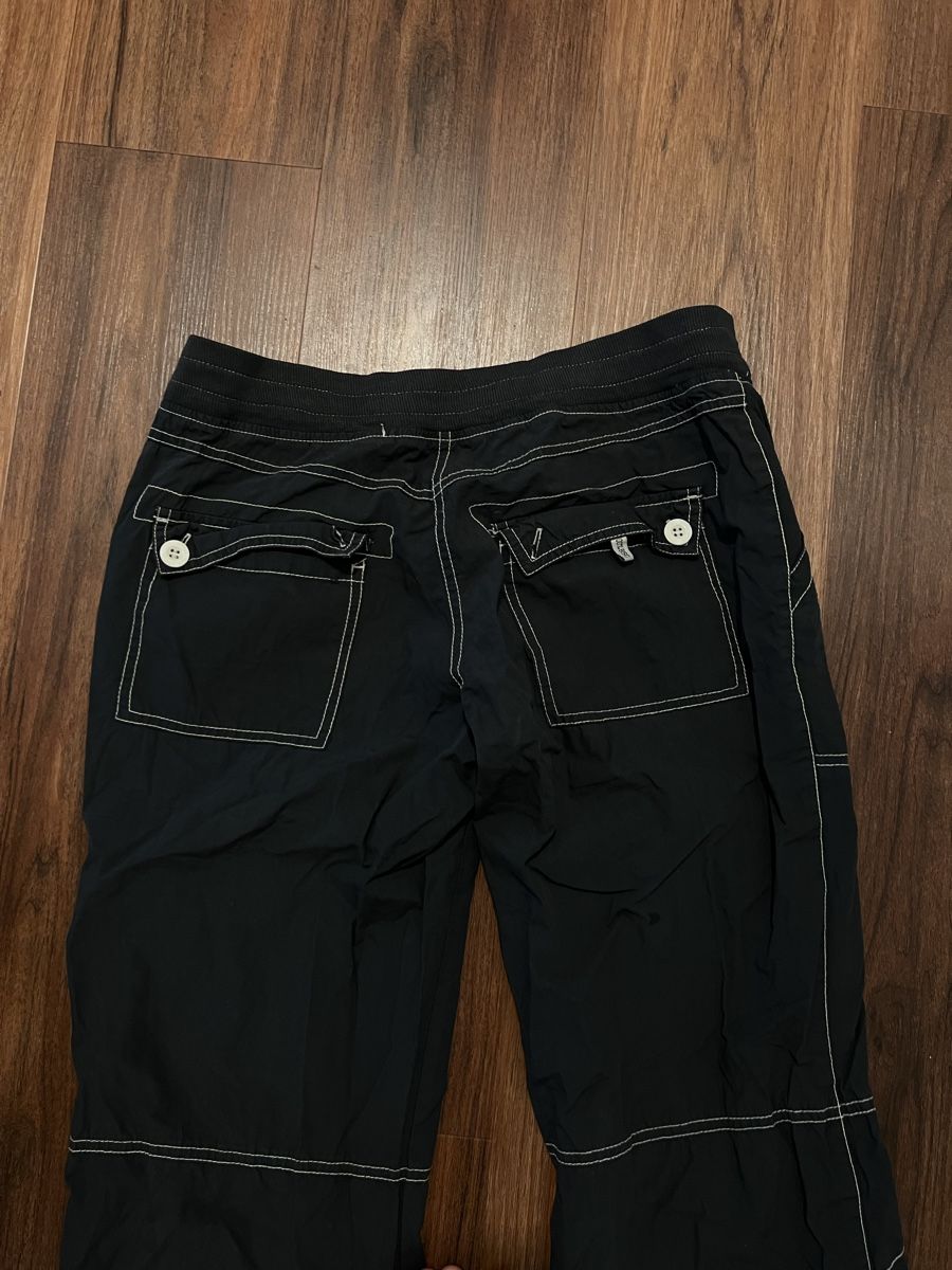 Pantaloni: Y2k Hose mit contrast stitching low waist – Usato da Luzern venduto da Woodbee44 1
