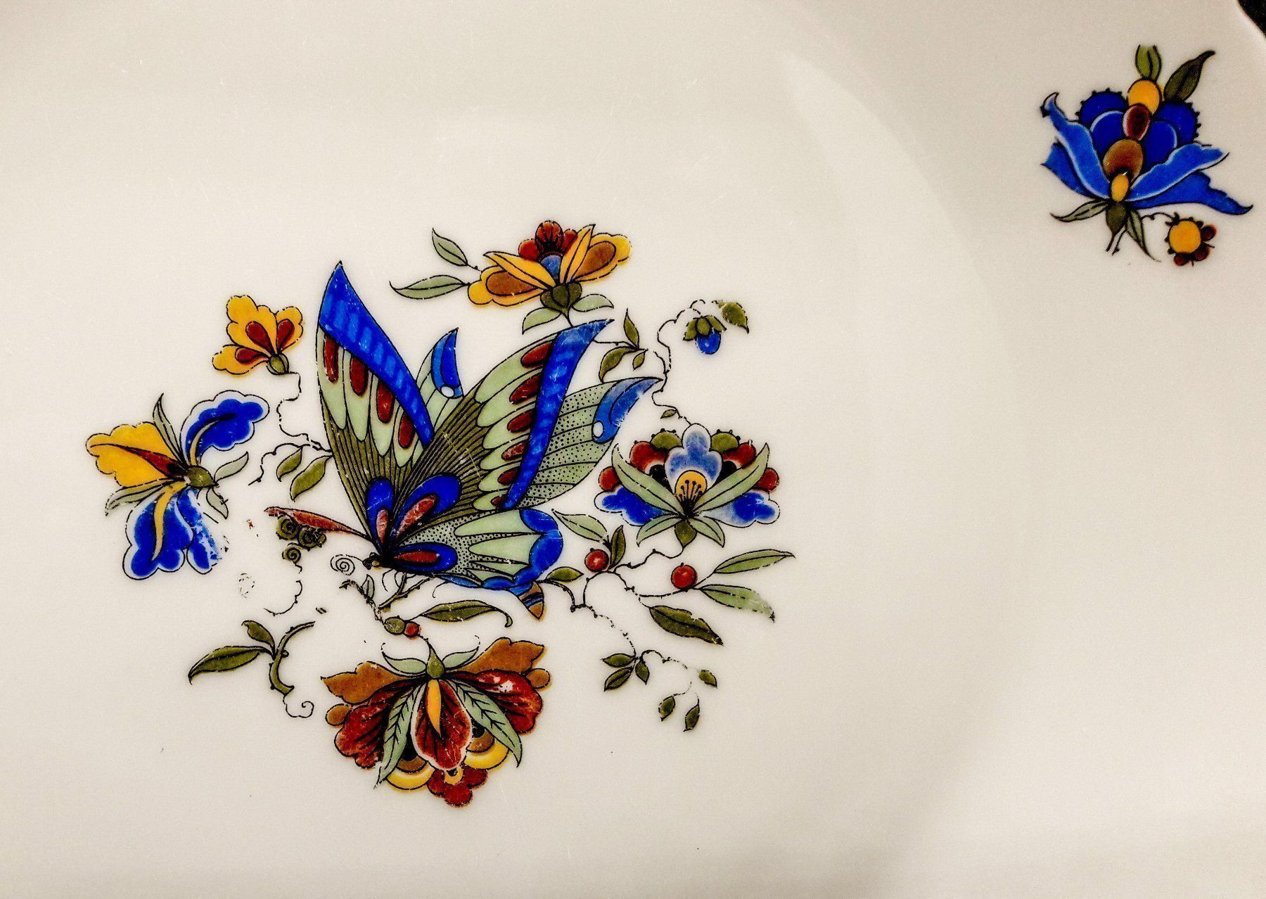 Teller: Langenthal 55 Platte Teller plat Ø 24cm – Gebraucht aus Tavannes von Brocashop 1