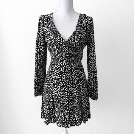ZARA Robe Noire & Blanche - Taille XS - NEUF