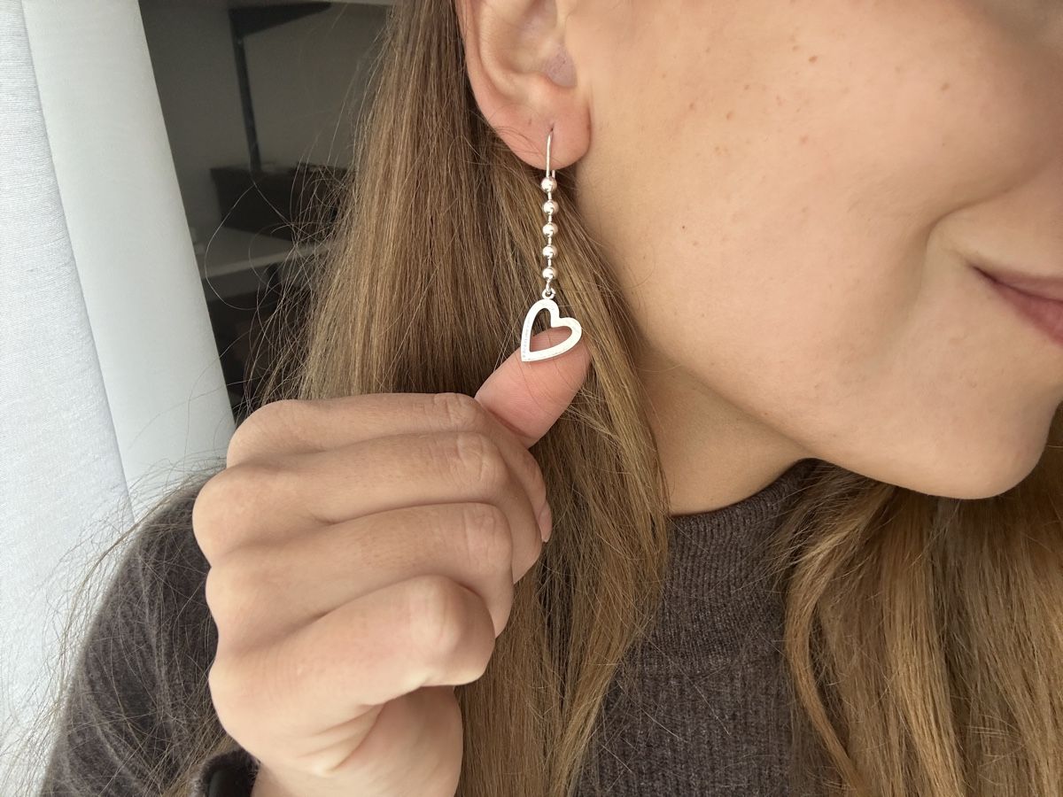Gucci Ohrringe & -stecker: Gucci Ohrhänger Herz Silber 925 – Neu (gemäss Beschreibung) aus Luzern von w.welihodska 1