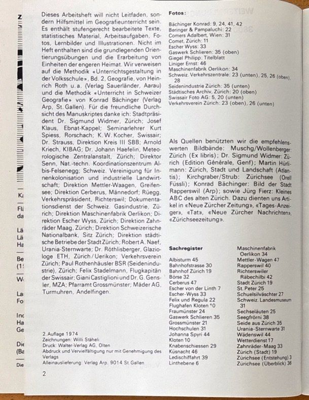 Libri: Bächinger Konrad, Zürichsee - Heft 8 – Usato da Sarnen venduto da Livres 2