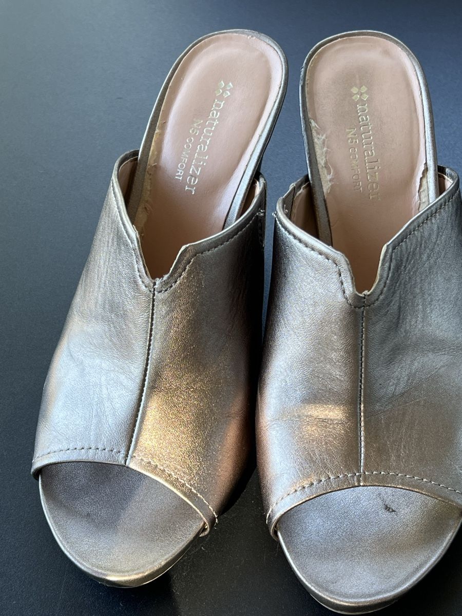 Scarpe da donna: Mules cuir bronze 40 – Usato da St-Blaise venduto da endora63 4