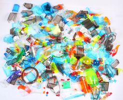 1.0 kg. transparente Legoteile