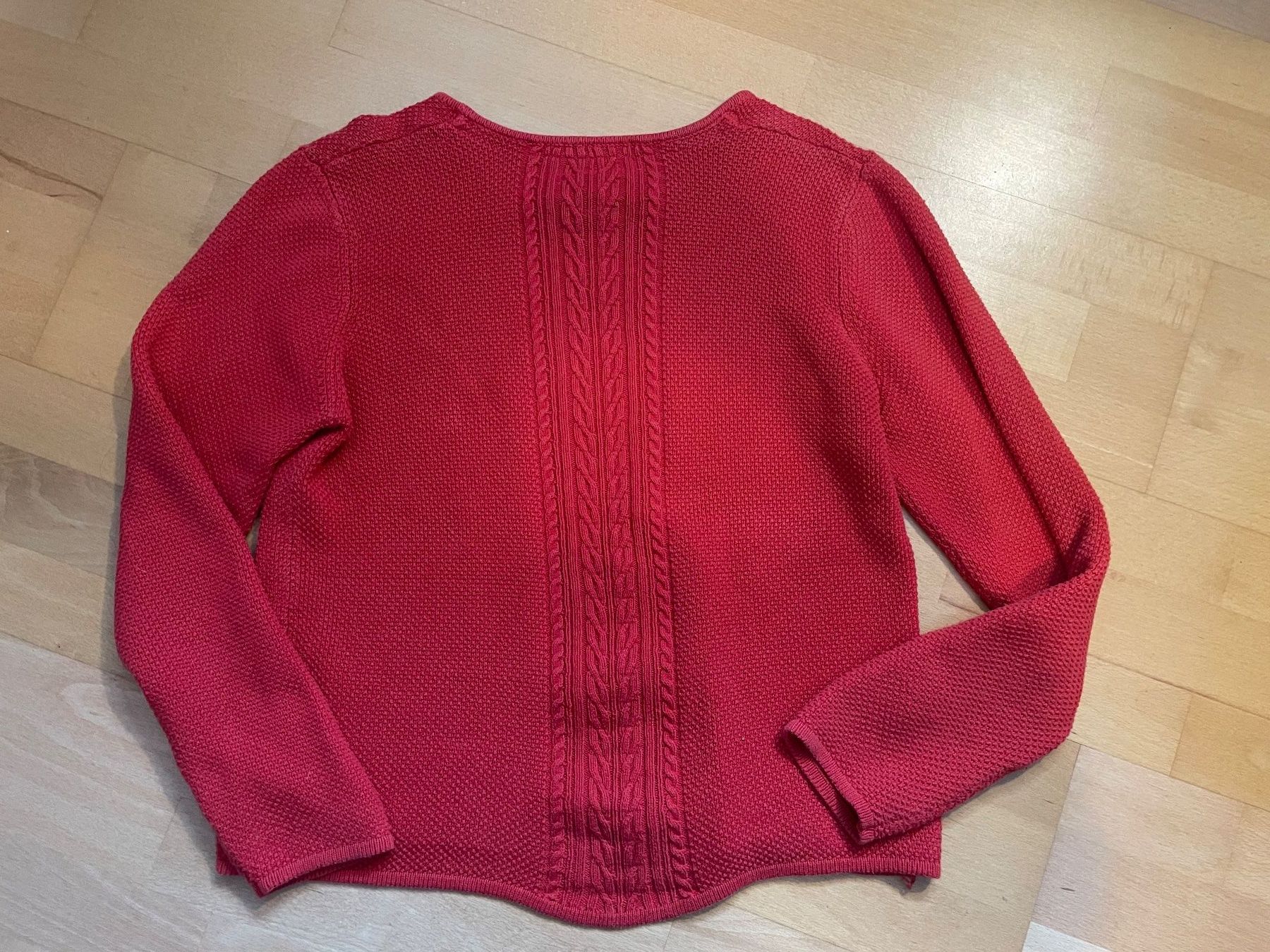 Maglioni & Felpe: Minimum Strickpullover, Gr. M, Rot, Baumwolle – Usato da Hubersdorf venduto da JanasHeartTreasures 2