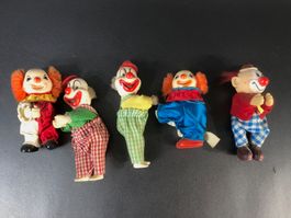⭐ 5 Clowns, Klemmbar, Vintage, witzig traurig