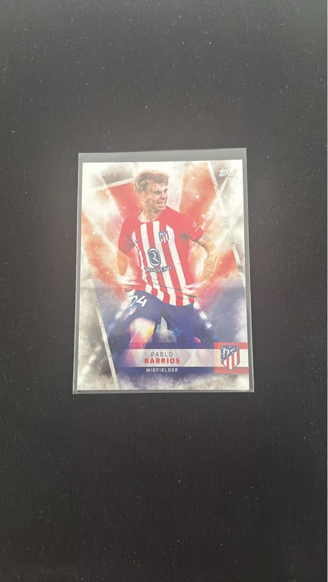 Topps Carte collezionabili: Topps - Pablo Barrios - Atletico Madrid - Team Set – Usato da Kaiseraugst venduto da Baum_12