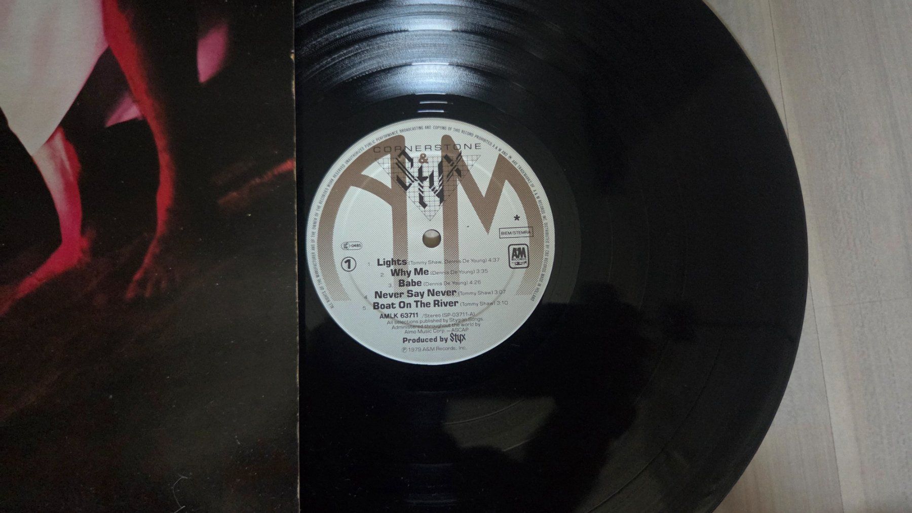 Vinyles: LP Styx - Cornerstone Vinyl – D'occasion à Schaffhausen par Kellerrassel 1
