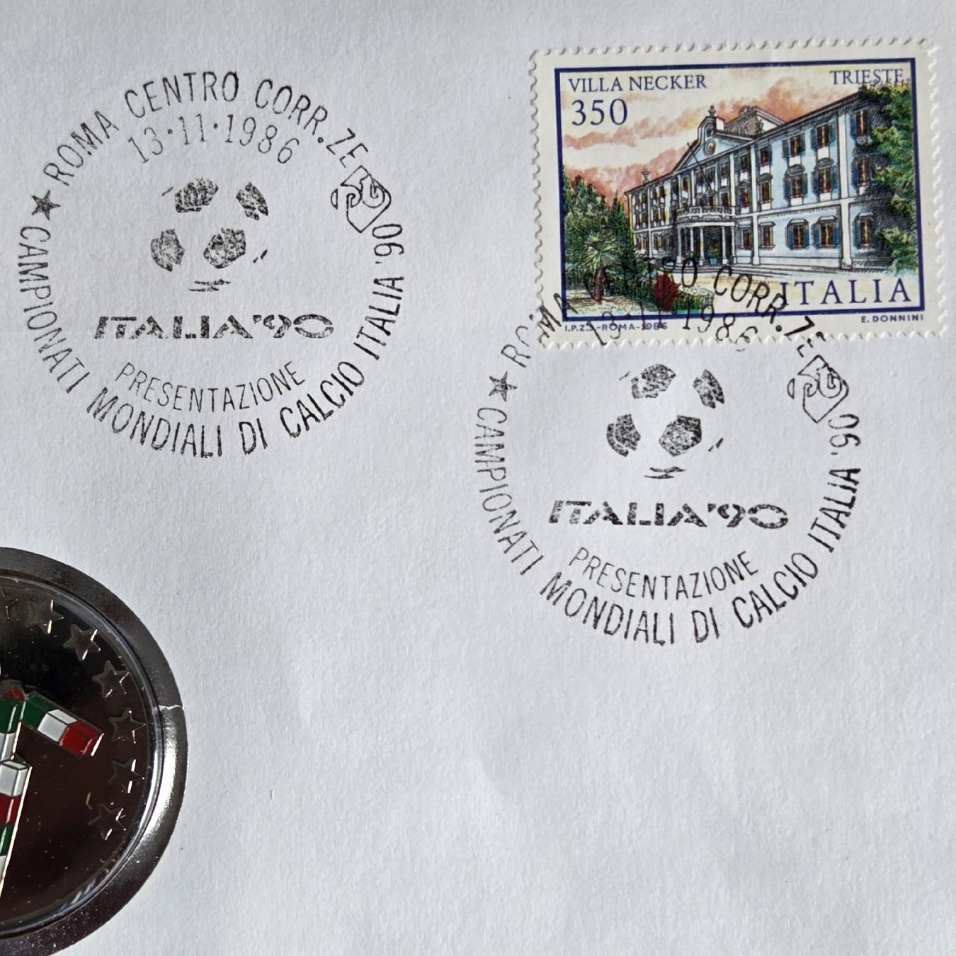 Tutti le monete: 2x Münzbriefe Fussball.. – Usato da Stans venduto da Ducati16 3