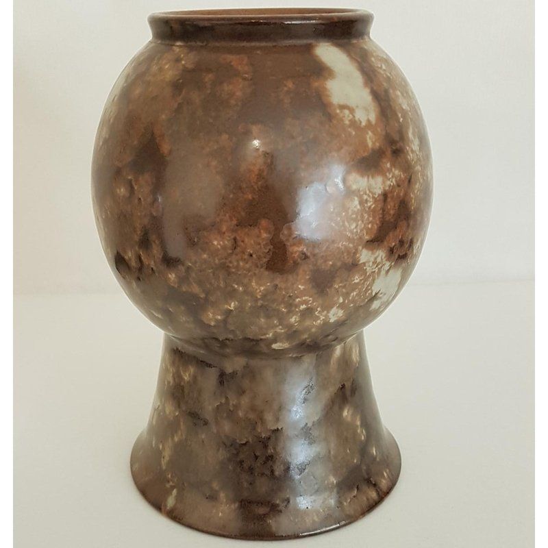 Vasen & Gefässe: Antike Blumenvase braun gewolkt – Gebraucht aus Kaltbrunn von Lexus3 7