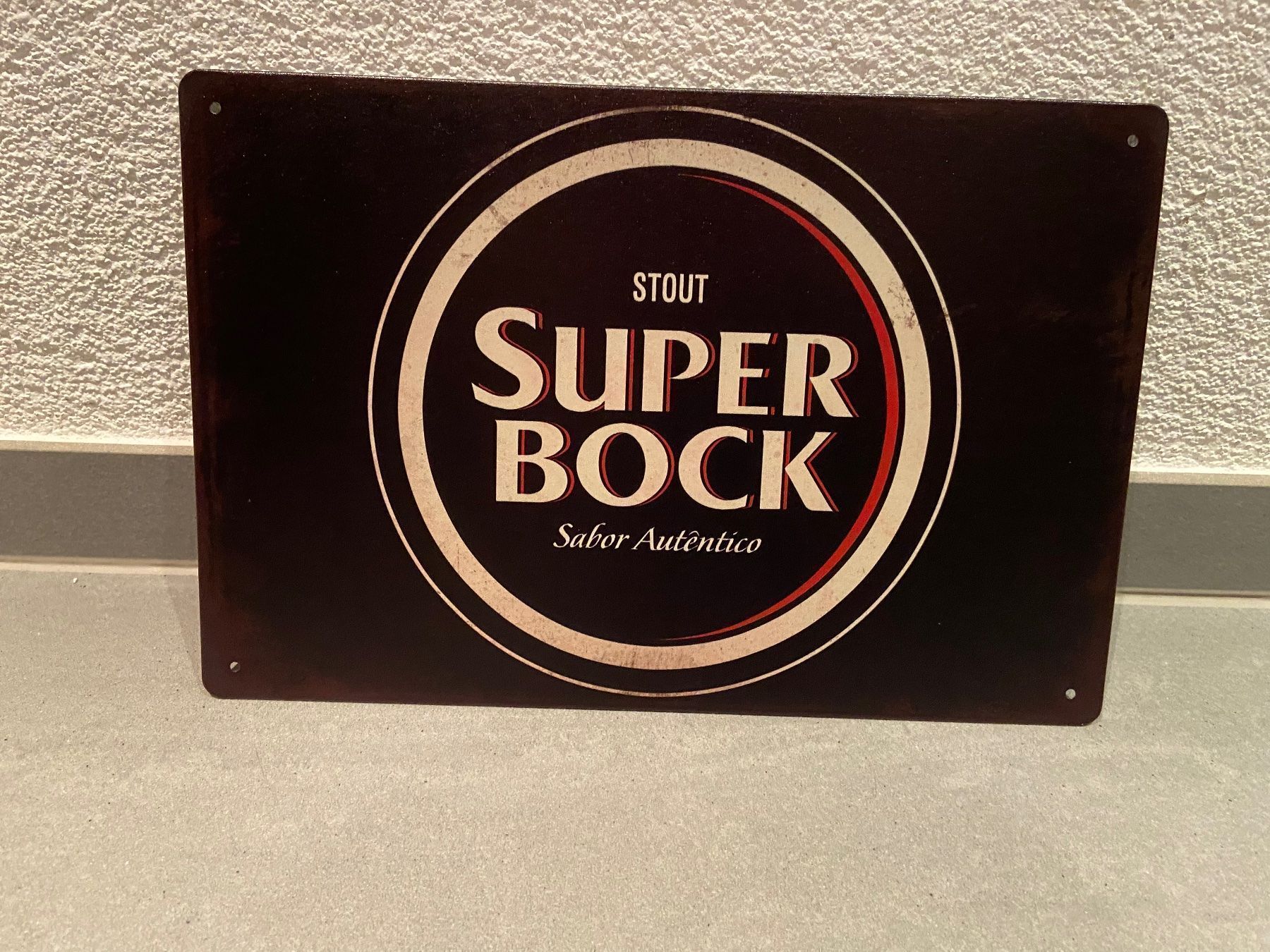 Insegne: SUPER BOCK BEER SCHILD METALL  / NEU /Der Renner!! – Nuovo e nell'imballaggio originale da Seon venduto da Aaargauer01 5