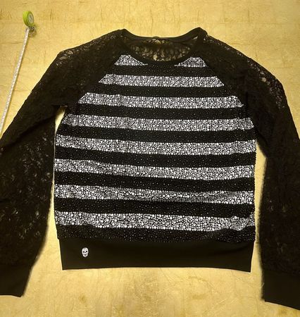 Philipp Plein sweater top shirt top rhinestone D G size M