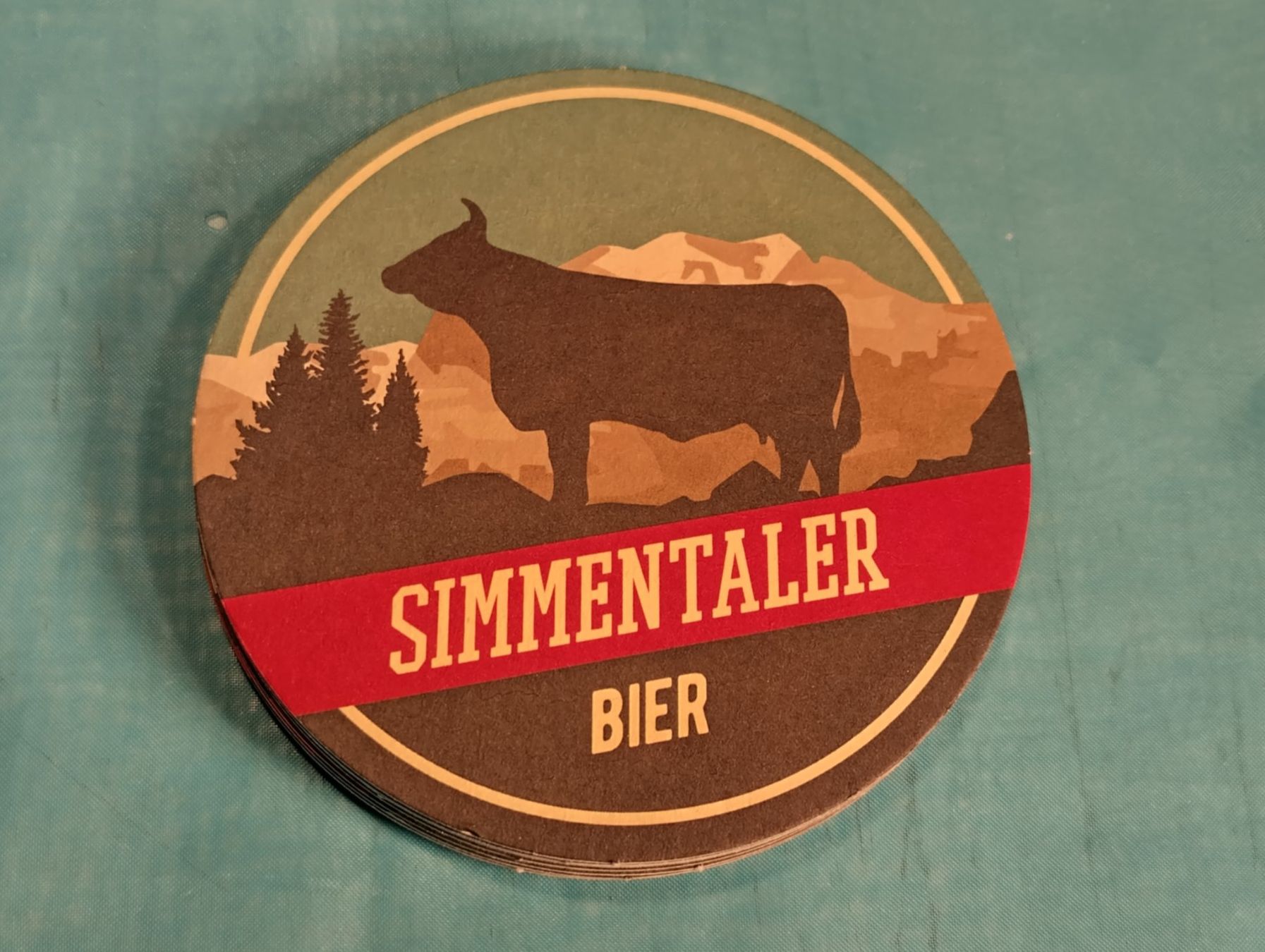 Untersetzer: 10 Untersetzer SIMMENTALER BIER – Neu (gemäss Beschreibung) aus Bellach von JingleCherry