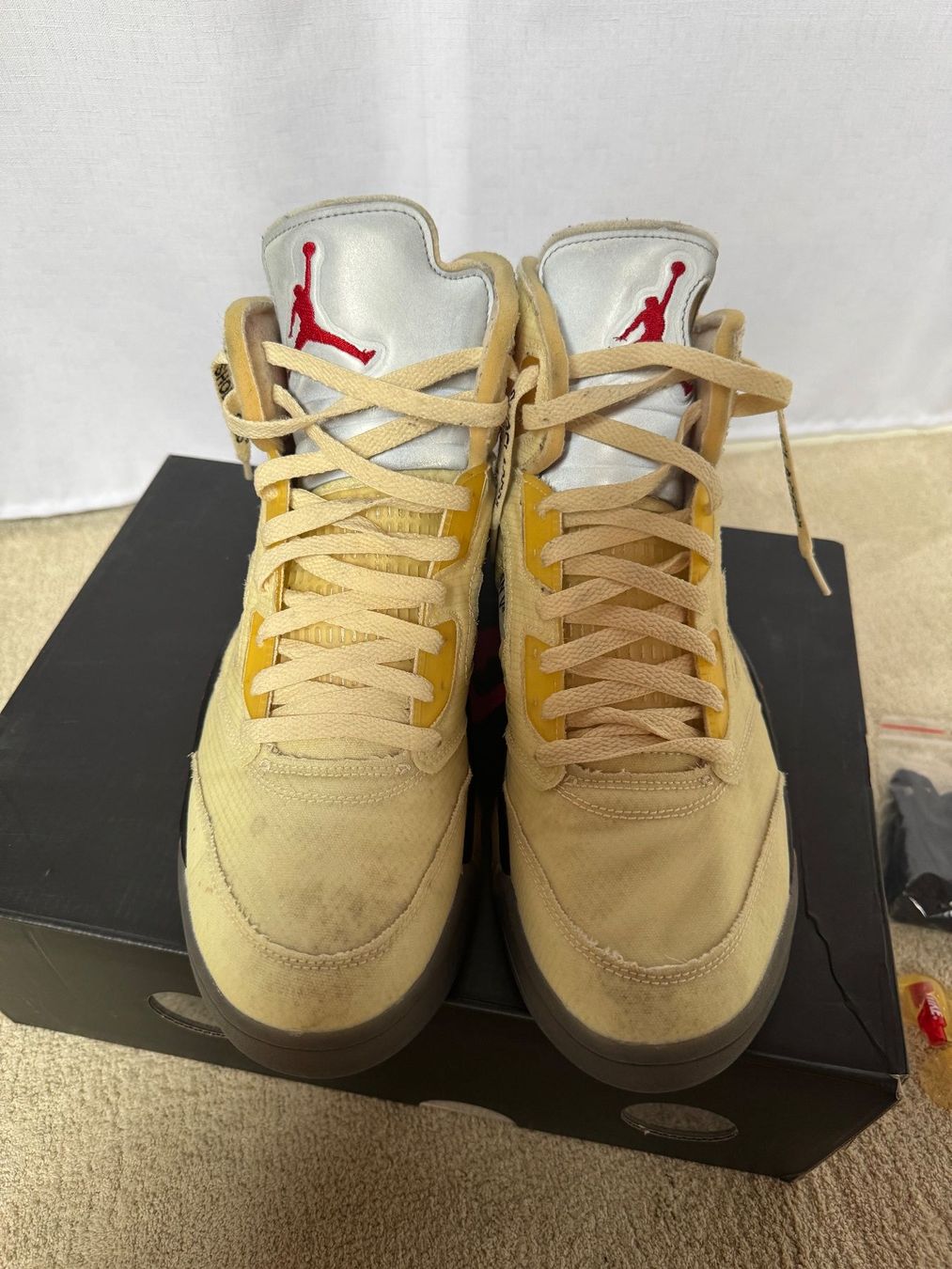 Off-White Scarpe da uomo: Jordan 5 Off White Sail – Usato da Visperterminen venduto da lgresell 2