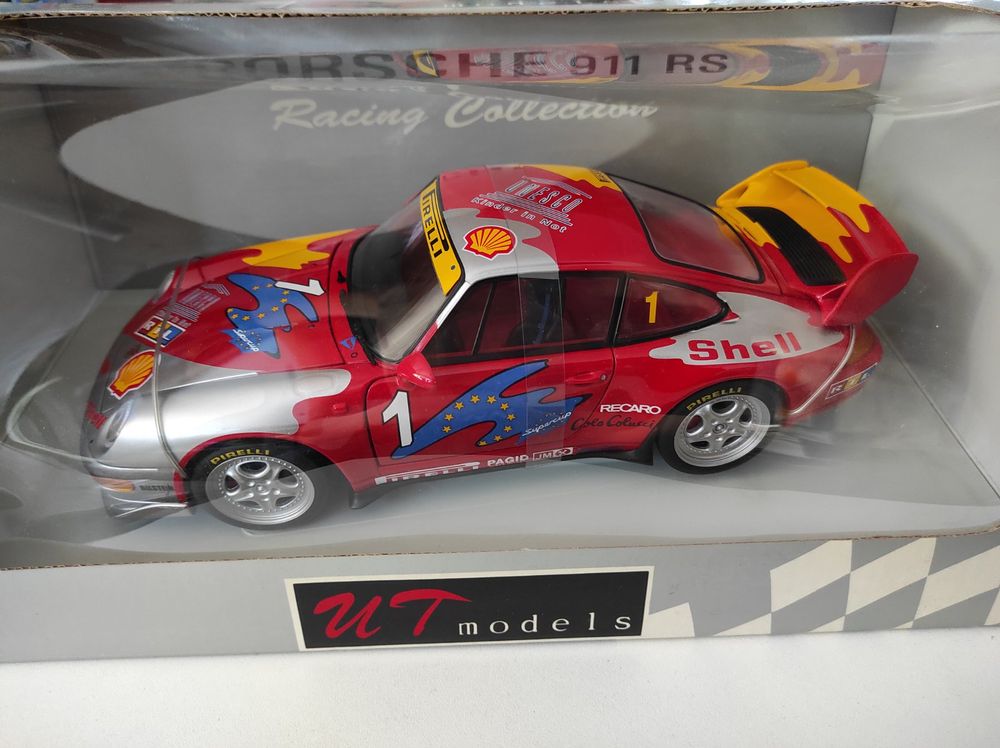 A 1/18 SCALE GT SPIRIT NO.GT0003CS, PORSCHE 964 RS 3.8 red, mint, boxed