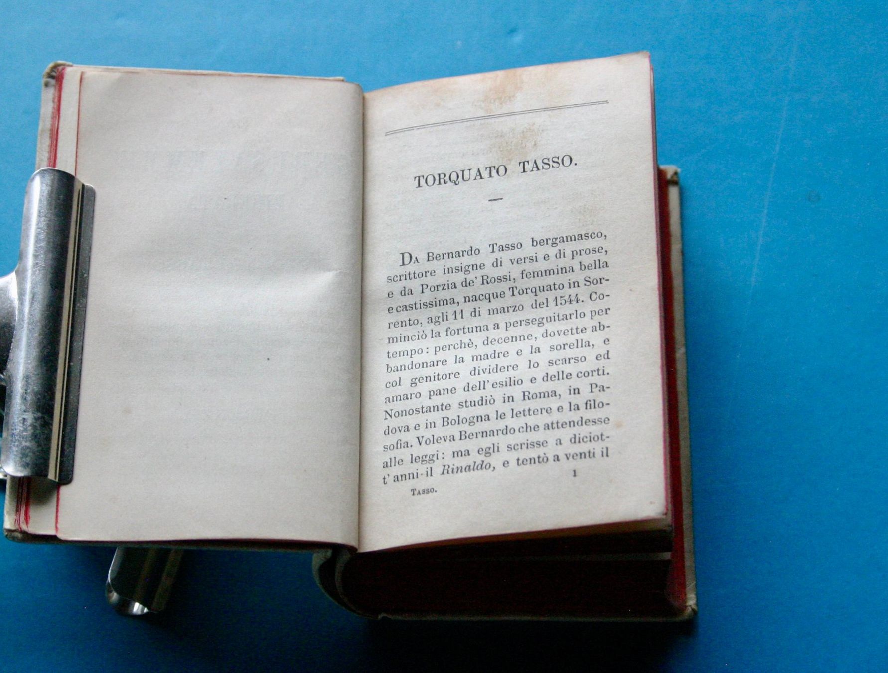 Libri: La Gerusalemme Liberata“ oder, Das befreite Jerusalem 1881 – Usato da Winkel venduto da Gallica 5