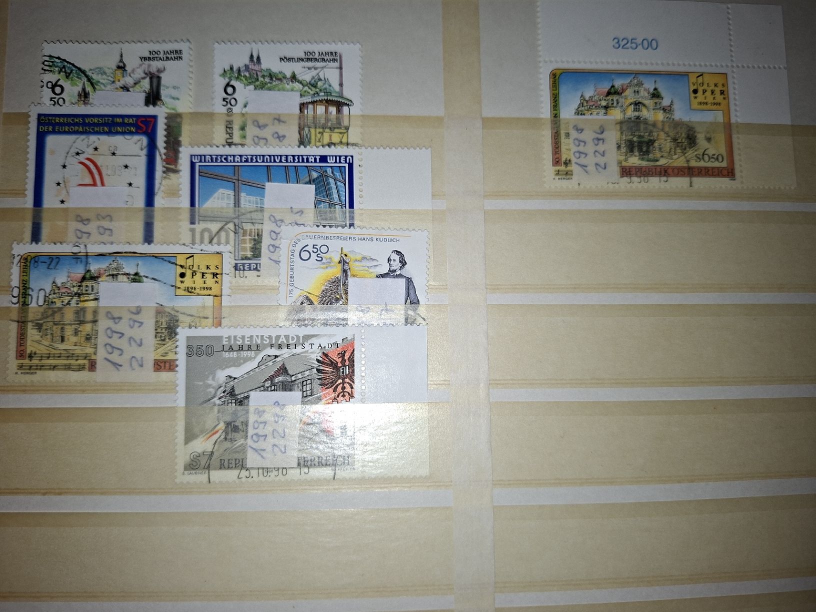 Tutti i francobolli: Briefmarkensammlung Österreich  – Usato da Balgach venduto da SIMEON27 2