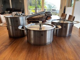 Zwilling 4er Set Kochtöpfe mit Deckel