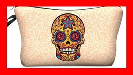 Totenkopf Skull Necessaire Accesoire bunt Schädel Skull