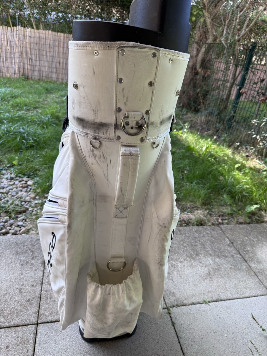 At-Hena Borse: Golfbag At-Hena weiss  – Usato da Niederwangen BE venduto da Schatam 2
