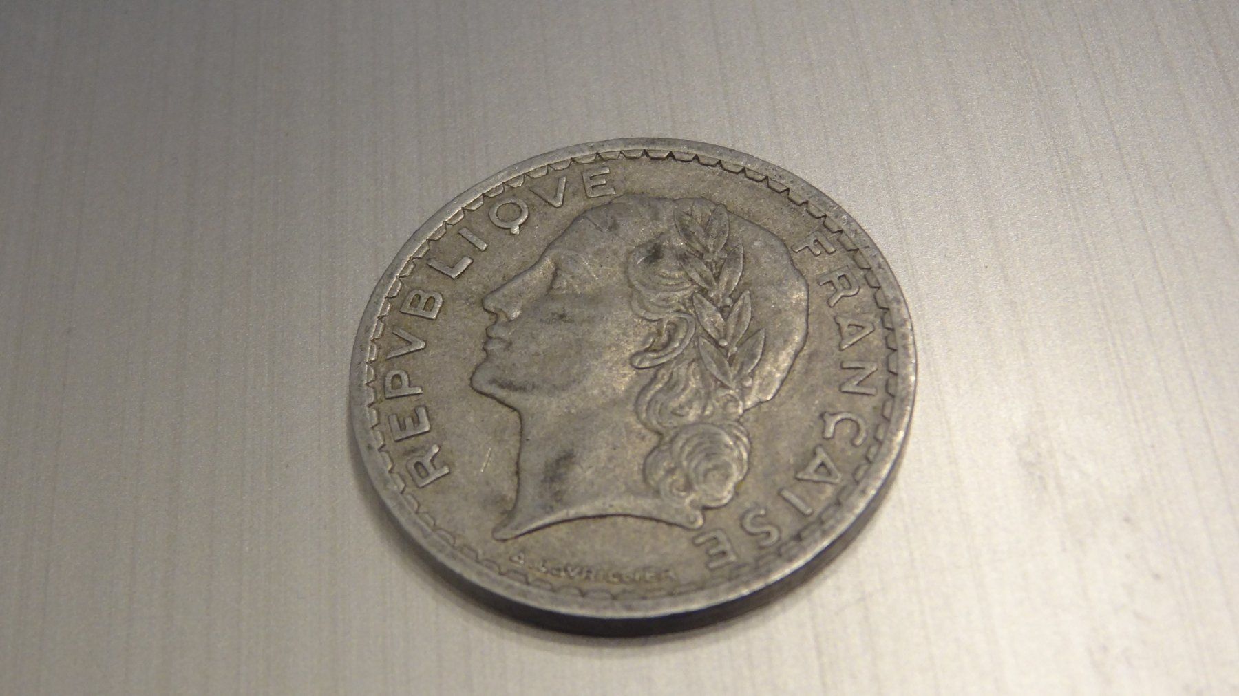 Tutti le monete: 1949 Frankreich 5 RF – Usato da Olten venduto da pechsisa1
