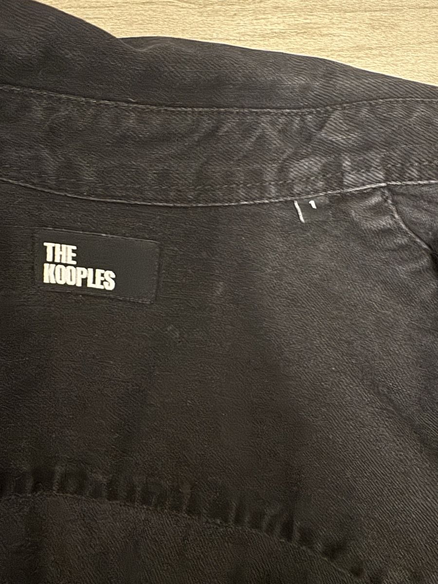 Kooples Blusen: The Kooples Jeanshemd schwarz, Grösse S – Gebraucht aus Tann von Carolinekne 1