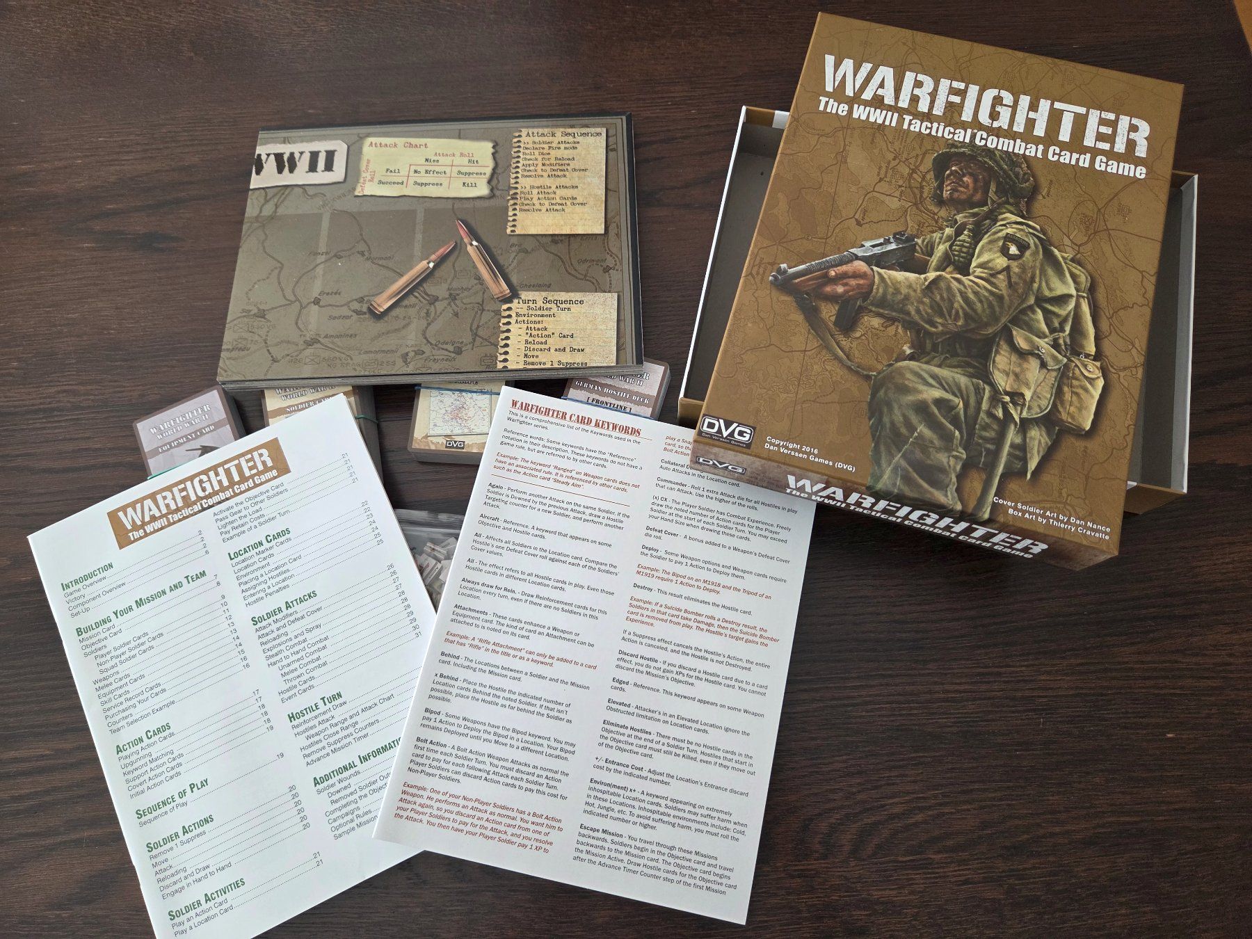 Giochi: Warfighter WWII Tactical Combat Card Game – Nuovo (secondo la descrizione) da Affoltern am Albis venduto da FabiAm19 2