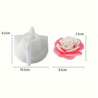Giessform Silikonform Rose 8.5 cm