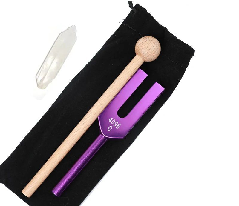 Dispositivi per massaggi: Violette Stimmgabel 4096 Hz Hochfrequenzenergie - Diapason – Nuovo e nell'imballaggio originale da Bremblens venduto da LOVA-MUSICA-SHOP 1